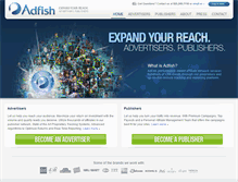 Tablet Screenshot of adfish.com